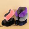Travel Memory Foam U-shaped Neck Pillow for Airplane Support