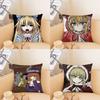 Pc Game Black Souls Anime Pillow Case Fashion Square Pillowcase Bedroom Sofa Room Ins Decoration Leisure