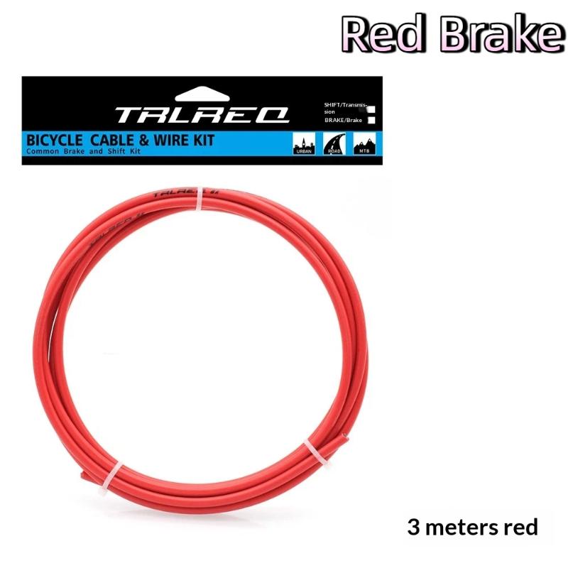 Trlreq Brake/Gear Cable Housing Set 3 Meters Per Pack Bicycle Brake Wire Tube Variable-Speed Conduit