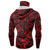 Men's Long Sleeve Hooded T-Shirt Quick Dry Sun Halloween for Fishing Fitness Sports