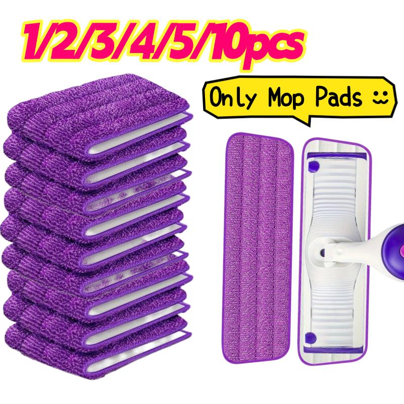 Mop Pads For Swiffer PowerMop Microfiber Replacement Head Floor Cleaning Cloth Pads Cleaning Accessories 1/2/3/4/5/10pcs