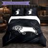 Derby County Thema Beddengoed 3-delige Dekbedovertrek Set Decoratief Beddengoed Voor Tienerkamer Woondecoratie