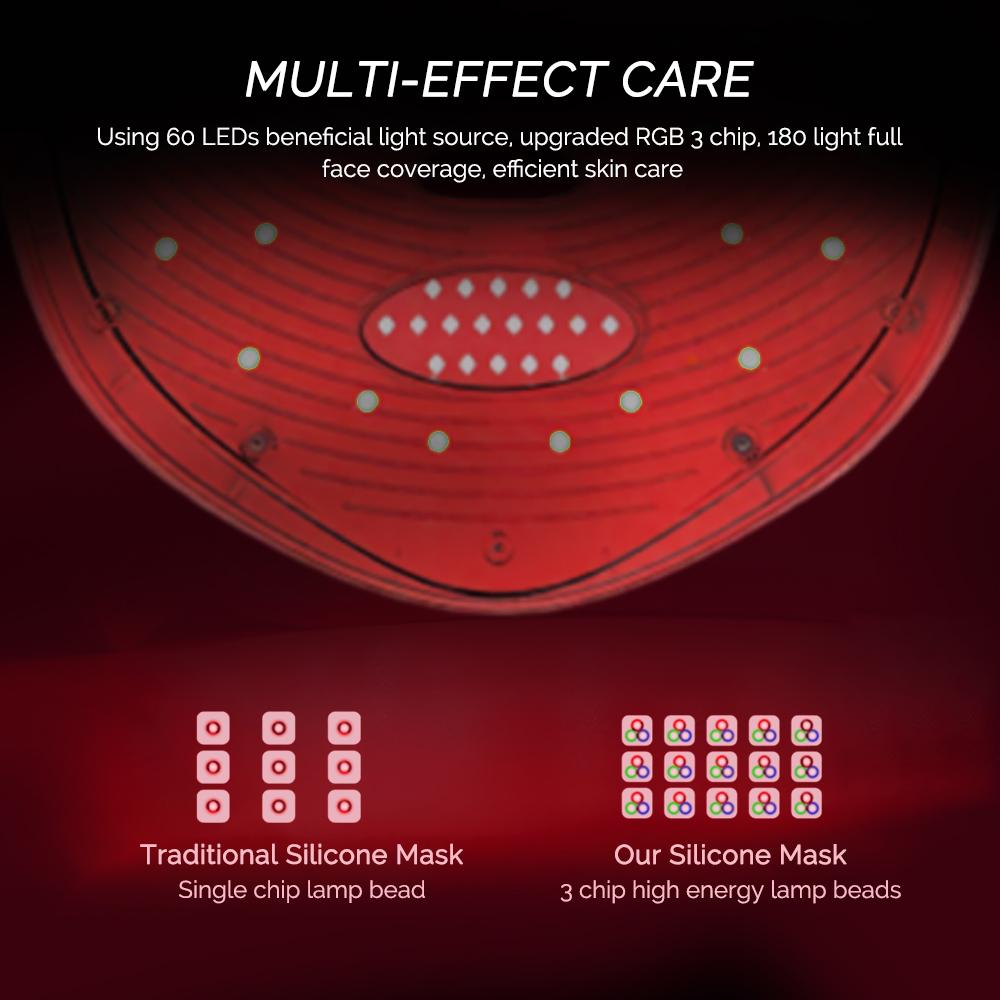 7 Colors LED Mask Photon Face Mask Skin Rejuvenation Repair Skin Facial Beatuy SPA Mask Wrinkle Remover Skin Care Wireless Use