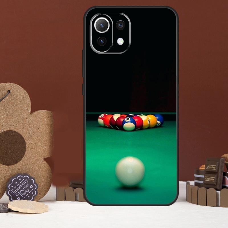 Sports billiards Case For Xiaomi 15 14 Ultra 13T 14T 15T 17 Pro Max POCO X7 Pro X5 X6 F5 F6 F7 F8 Ultra Cover
