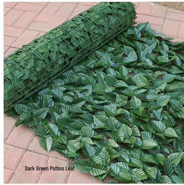 Artificial Green Ivy Rattan Fence for Balcony and Exterior Walls
