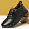 Men's shoes autumn and winter first-layer casual men's fashion breathable soft-soled casual leather shoes men