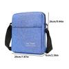 Men'S Shoulder Bag Mobile Phone Bag Simple And Durable Oxford Cloth Light And Large Capacity Commuter Travel Slung Small Bag.
