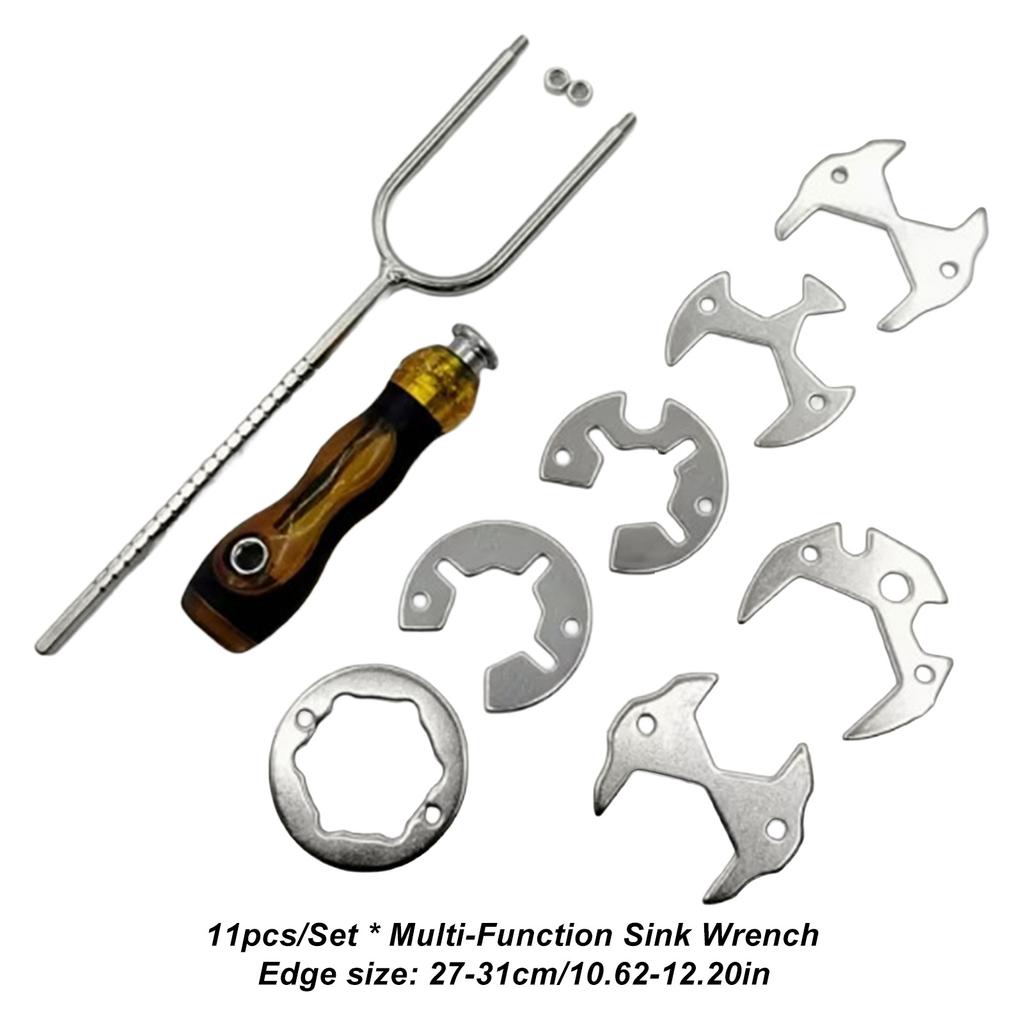 Multi-Function Sink Wrench For Faucet Installation And Removal Durable Anti-Slip Tool
