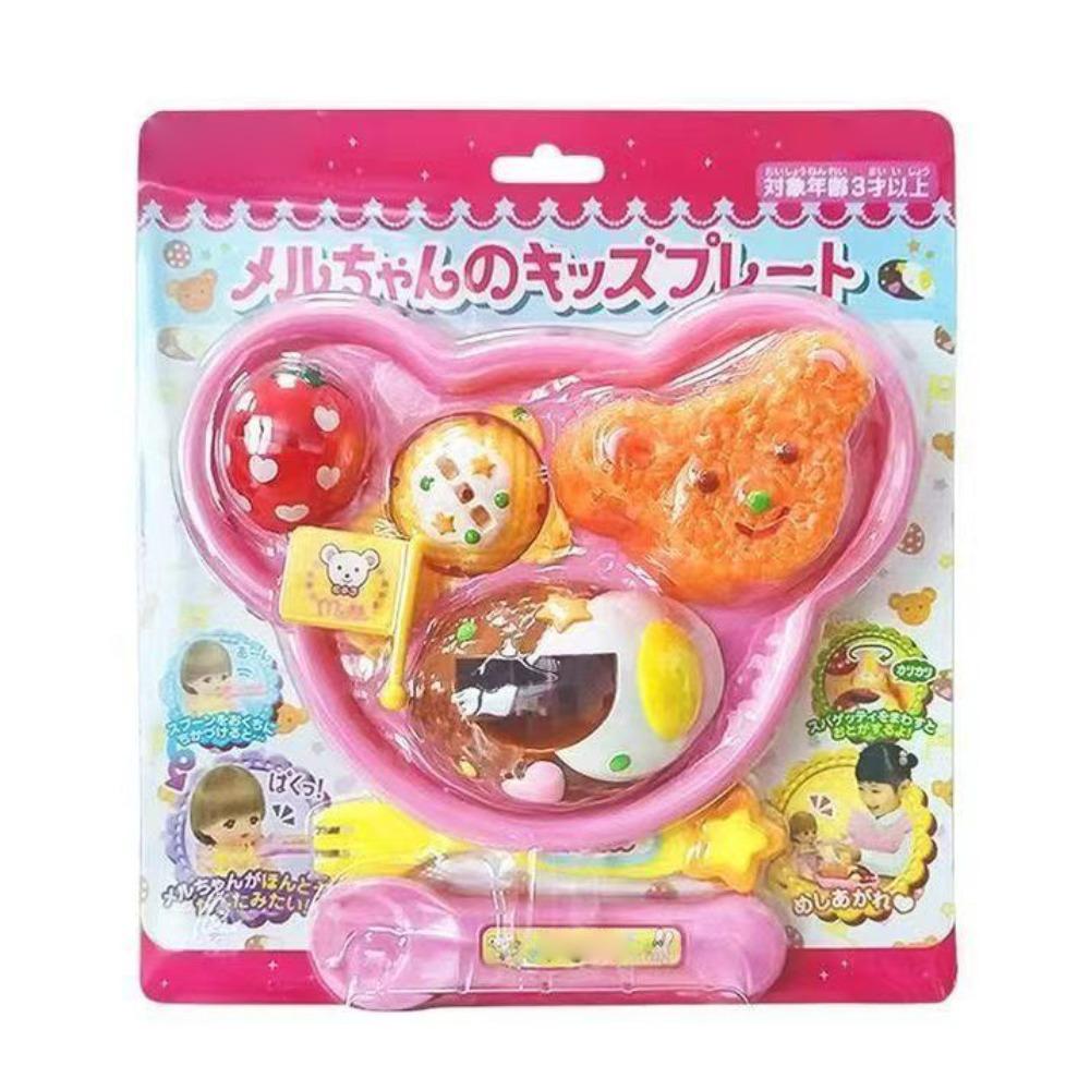 Food Feeding Pudding Feeding Toy Role Play Simulation Strawberry Pudding Toy Japanese Early Education Play House Toys for Friend