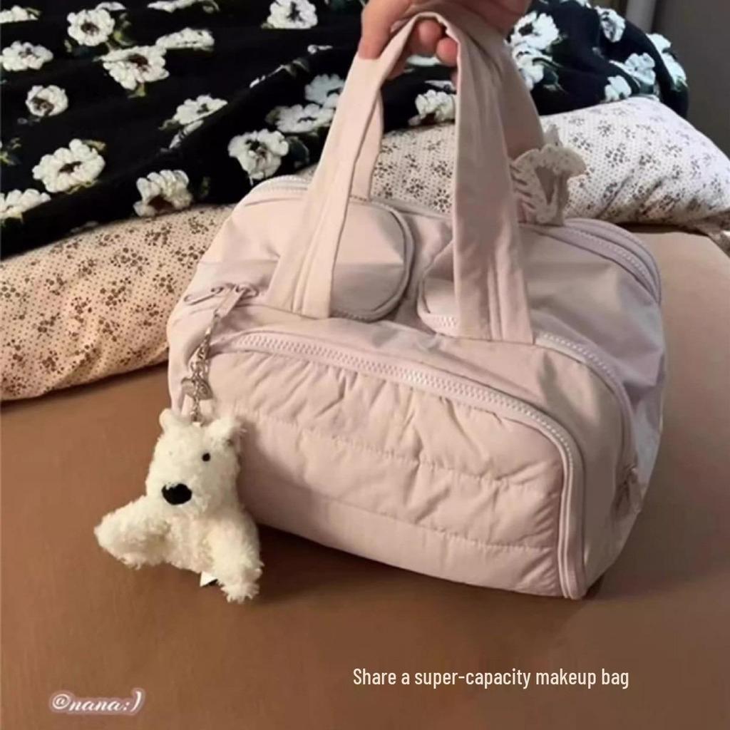 Fluffy Women's Makeup and Toiletry Travel Bag - Compartmentalized, Portable Design