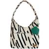 Zebra Pattern Canvas Bag Casual Versatile Large-capacity Tote Bag Student Class Shoulder Bag Women