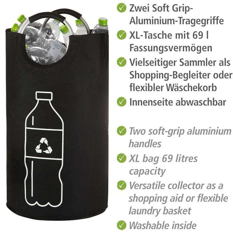 Big Capacity Storage Basket 82L Aluminum Handle Versatile Bin for Laundry Room Kitchen or Garage