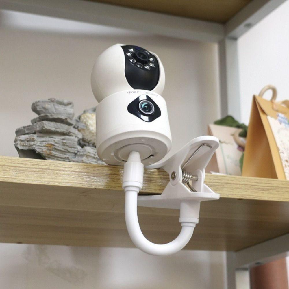 Protable Bendable Camera Clamp with Clip Flexible Monitor Holder Stand Punch-free Camera Fixed Bracket