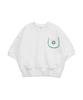 MACKY Halffield Sports Sweatshirt White