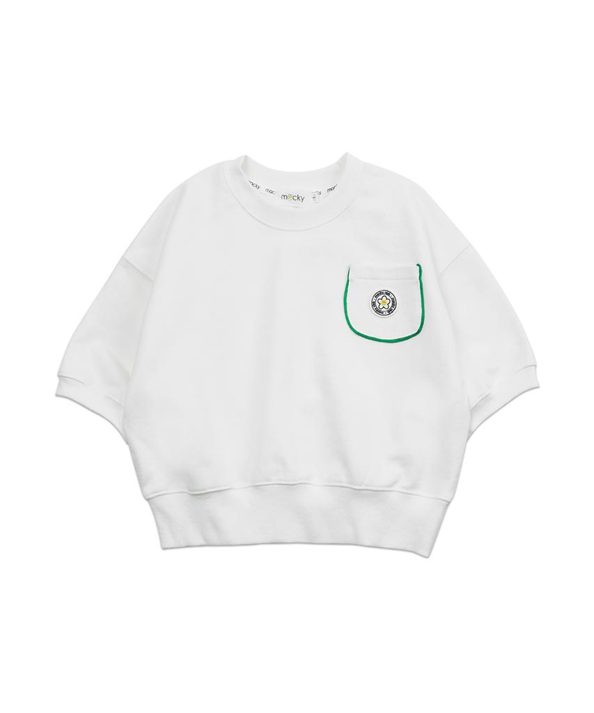 MACKY Halffield Sports Sweatshirt White