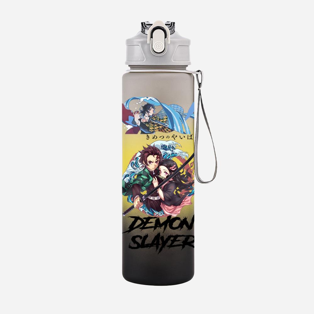 Anime New Demon Slayer Printed Large Capacity Drinking Cup Portable Outdoor Sports Water Cup Children 750Ml Water Bottle Kid Gift
