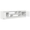 TV Stand White 188.5x41x50 Cm Engineered Wood