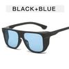 European American Stylish Men Sunglasses Vintage Square Shape Sun Glasses for Man Outdoor UV Protection Hiking Sunglass