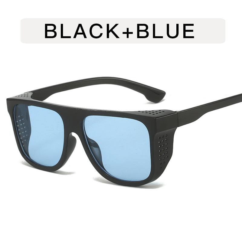 European American Stylish Men Sunglasses Vintage Square Shape Sun Glasses for Man Outdoor UV Protection Hiking Sunglass