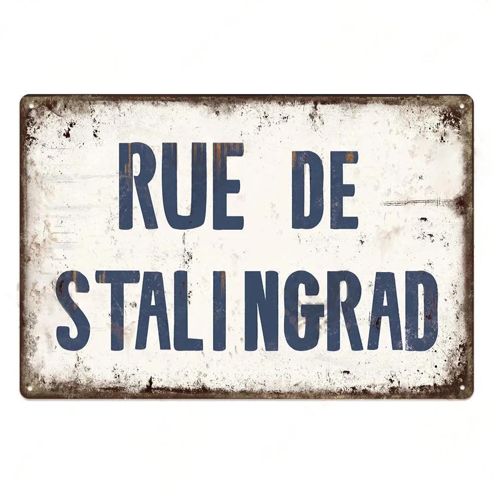 

Русский Сталинград Вторая мировая война История Ретро Стиль Металлические Знаки Декор Винтажная Достопримечательность Настенная Комнатная Декоративная Табличка для Бара Паба Клуба 20x30cm