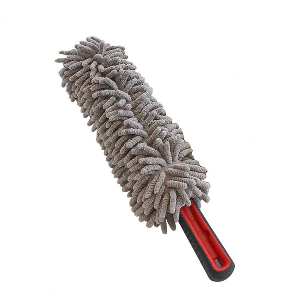 

Супер щетка для мойки автомобиля, щетка для колес премиум-класса из микрофибры, нескользящая ручка, легко чистится, диски, спицы, корпус колеса, автомобильные аксессуары серый