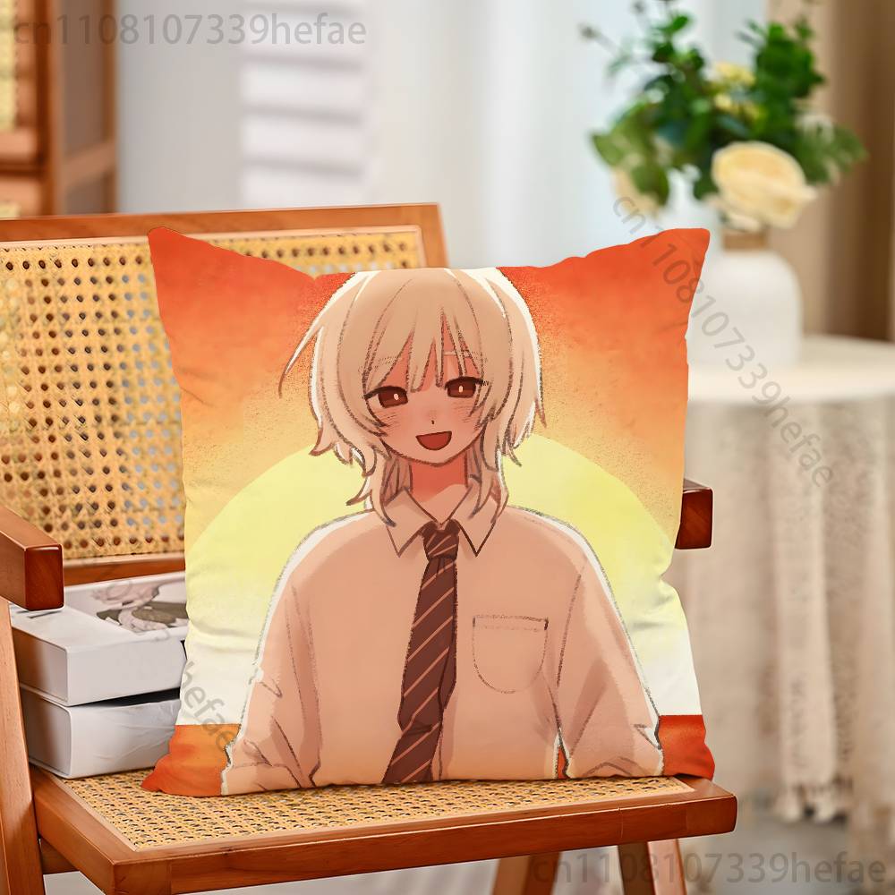 Anime SSaihate Station Icon Pillow Cases for Bedroom Living Room Sofa Home Decor Polyester Cushion Cover with Zipper