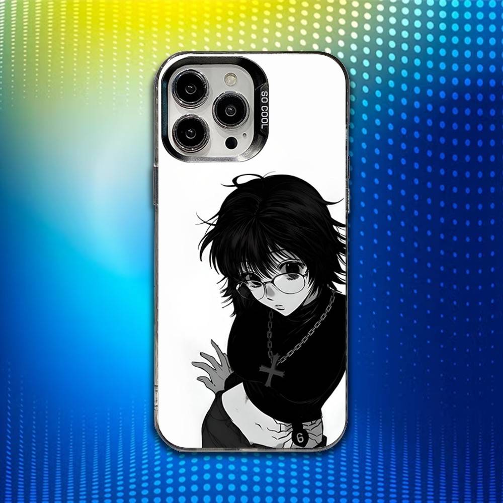 H-Hunter S-Shizuku Anime Phone Case For iPhone 16,15,14,13,12,11,Mini,Pro,SE,MAX White Matte Shockproof Cover