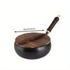 Home Mini Wok Stew Pot Iron Pan Flat Bottomed Pan Non Stick Pan Uncoated Milk Pot