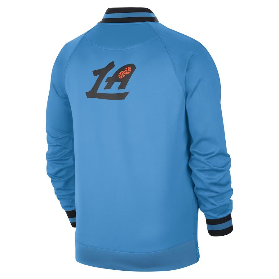 Nike Dri-Fit Showtime Performance NBA 2024-25 City Edition Los Angeles Clippers Logo Zip Lightweight Warm Jacket Unisex Jacket FV9972-642