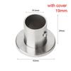 Steel Furniture Hardware Closet Pole Sockets Closet Flange Hang Rod Support Tube Bracket Rod Holder