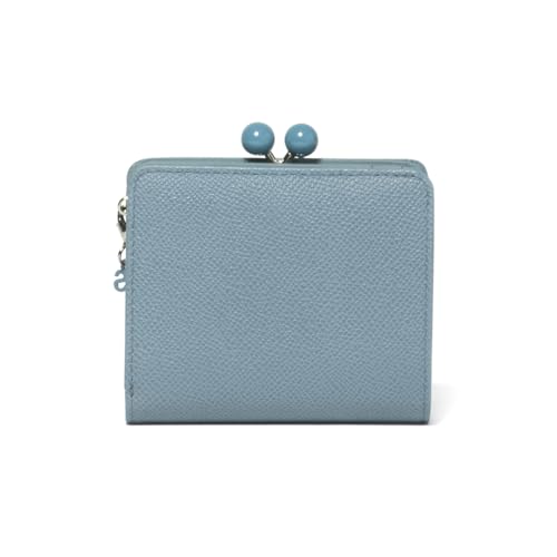 JILL STUART Melty Clasp Folding Wallet, Women's, Vivid Plate, Thin, JSLW4BS1, Sax
