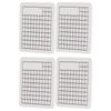 4Pcs Cutting Mat Mini Cute Model Cut Pad Paper Rubber Stamp Engraving Scale Board 6 x 6cm