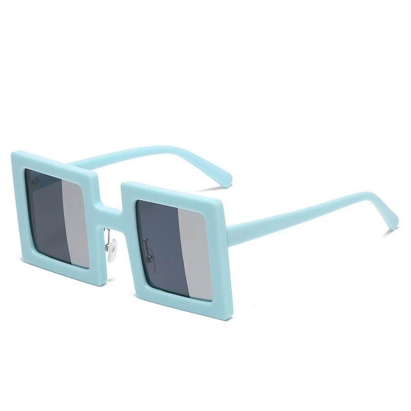 Stylish Square Glasses With Pc Frame And Silver Colored Lenses For Fashionable Streetwear And Events