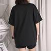 (WMNS) Converse Boards Co. Logo T-Shirt Asia Sizing 'Black' Women's 10025883-A02
