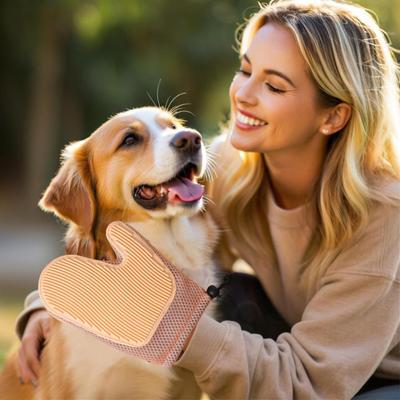 Evcil Hayvan Tüyü Temizleme Eldiveni Çift Taraflı Yeniden Kullanılabilir Tüy Alma Giysiler Mobilyalar Halılar için Silikon Kedi Köpek Bakım Eldiveni Yıkanma Masaj Tüy Dökme