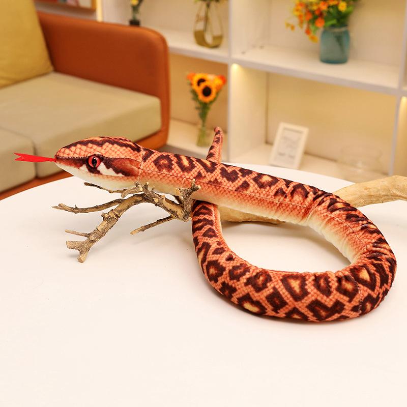Creative Tricky Snake Doll Plush Toy Long Snake Zodiac Snake Doll Boys Funny Ragdoll Photo Props