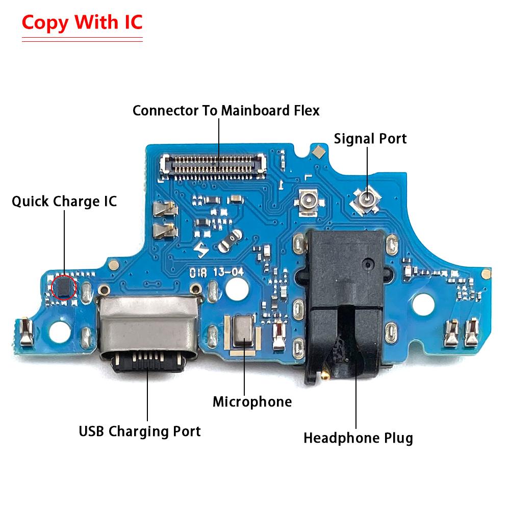 30Pcs,For Motorola Moto E13 G13 G23 G32 G52 G53 G75 5G G72 USB Charging Port Microphone Dock Connector Board Flex Cable Repair