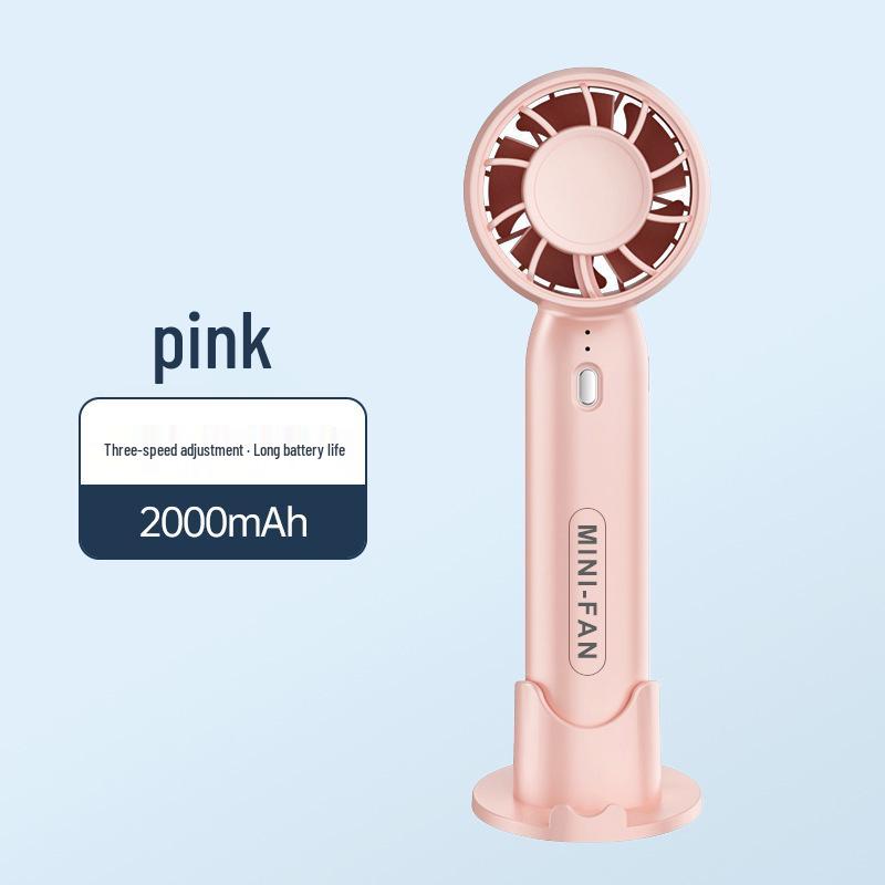 Ultra-Quiet USB Mini Fan: Three-Speed Portable Handheld for New Users Regular
