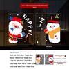 2027 Christmas Glass Stickers: Creative Static Cling Window Decals for Malls, Hotels, Shops, and Doors
