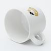 Kakuni Mino Ware Porcelain Cat Mug 330ml Cute Staring Mike Calico Cat Made in Japan K17154
