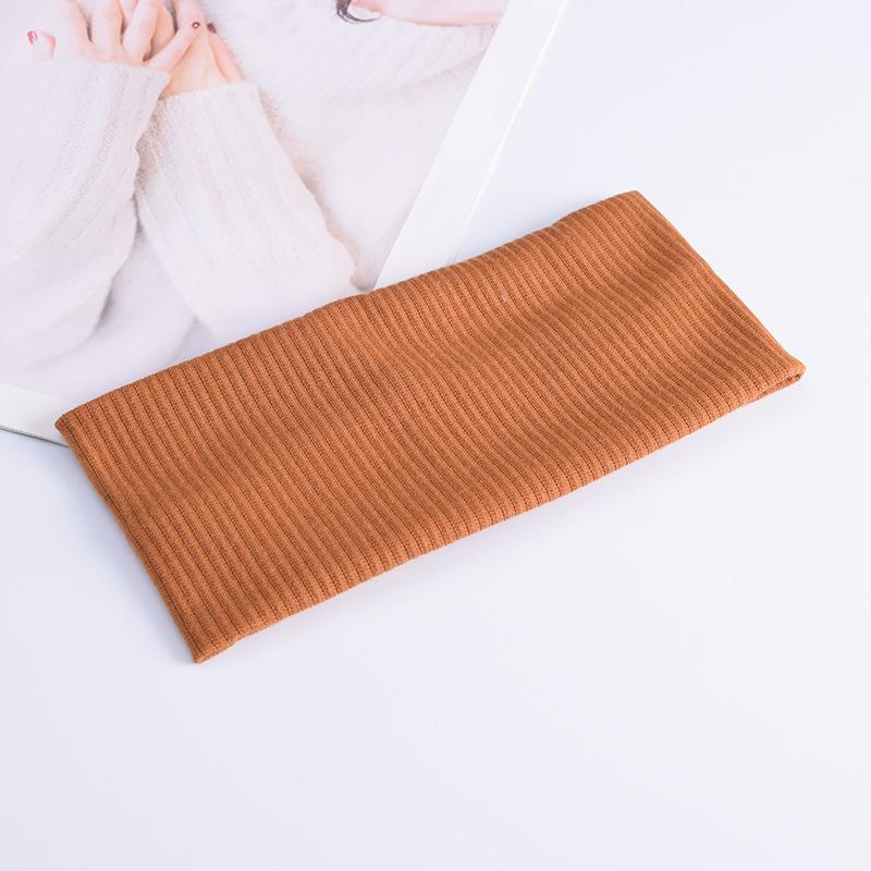 Korean Style Knitted Women's Headband: Versatile, Sweat-Absorbent, Elastic for Sports & Face Washing
