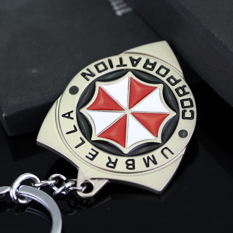 Resident Evil Umbrella Logo Alloy Keychain