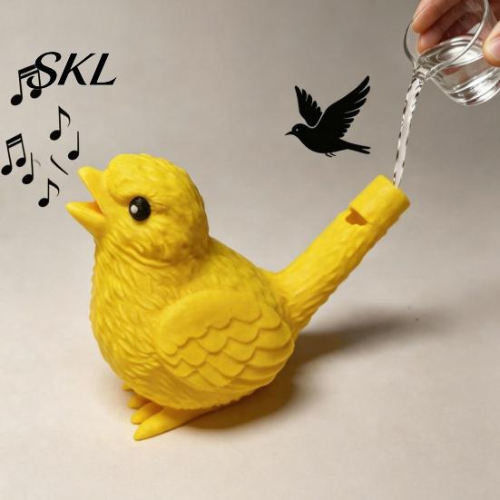 Travel Entertainment Toy 2Pcs Bird Whistle 3D Printed with Water Chamber Realistic Warbling Sound Compact for Outdoor Play Camping Party Favors