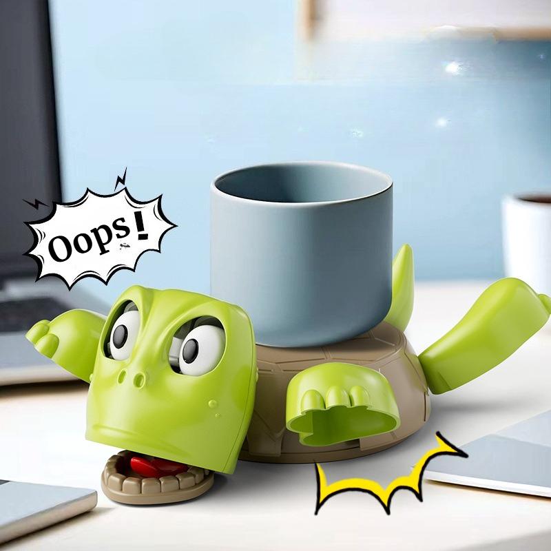 Creative Living Room Kitchen Bar Counter Desktop Turtle Coaster Press Stare Home Furnishings