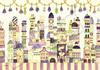 Epoch Jigsaw by Noriko Lavender Town X Includes and Score Ticket 108-Piece Puzzle, Illustration/Art Nishimura, (18.2 25.7 Cm), 02-602, Glue, Spatula,