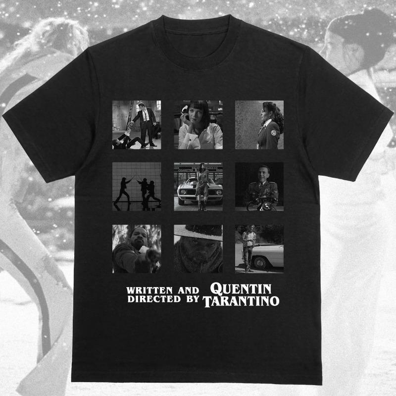 Quentin Tarantino Retro Style Pattern Tshirt Movie Tshirt Unisexs Tshirt Summer New Harajuku Style Unisex Casual Tshirt S