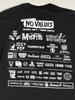 No Values Festival Band Tee Mens Large Black Punk Hardcore Misfits Turnstile Unisex T-Shirt
