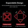 5-Pack Silicone Trivet Mat Expandable Hot Pot Holder for Home Kitchen Heat Resistant Insulated Hot Mat Coaster Table Plate Mat Tableware Placemat