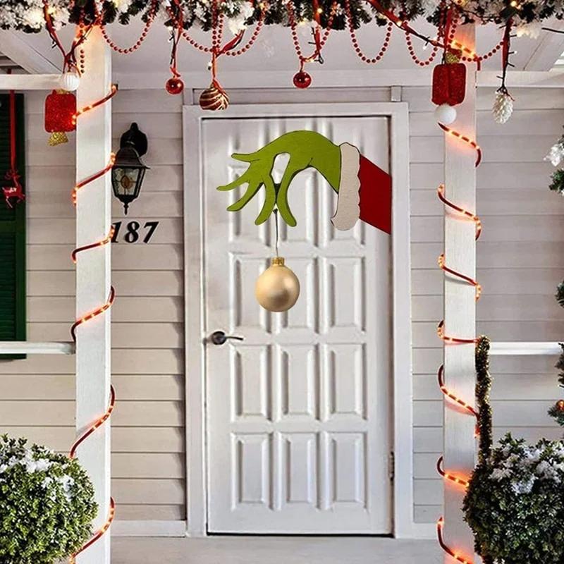 Vánoční Zloděj Ručně Vyřezávaný Díkůvzdání Vnitřní Dekorace Okno Krb Vánoční Dekorace Dekorace Vánočního Zloděje