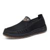 Men's  Summer Plus Size Old Beijing Cloth Shoes, Breathable Mesh Slip-on Casual Dad Shoes for Cross-border Foreign Trade